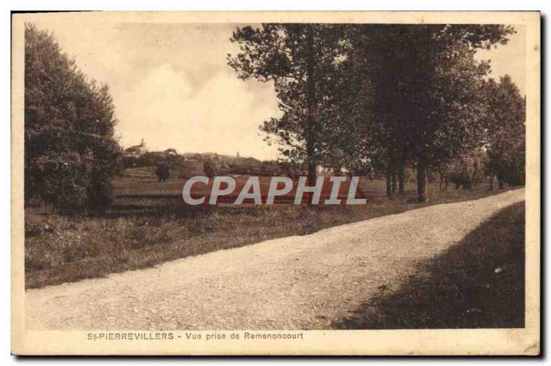 Postcard Old St Pierrevillers Vue Prize De Remenoncourt stamp Longuyon Wareho...