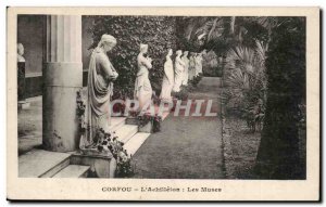 Greece Greece Corfu Old Postcard L & # 39Achilleton The Muses