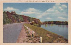 New York Greetings From Mount Marion Curteich