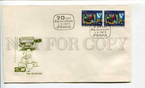 293373 Czechoslovakia 1973 year COVER Praha 20 year TV