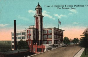 Vintage Postcard Home of Successful Farming Publishing Co. Des Moines Iowa I.A.