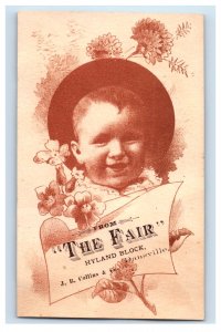 1880s J.B. Collins & Co. The Fair Hyland Block Happy Baby Image F148