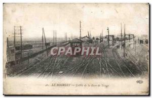 Old Postcard Le Bourget Entree of triage station