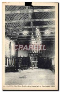 Old Postcard Beaune Hotel Dieu Interior of the Great Hall is House of Pore