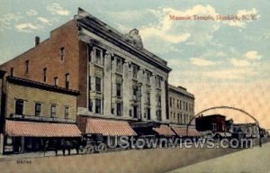 Masonic Temple - Dunkirk, New York NY Postcard
