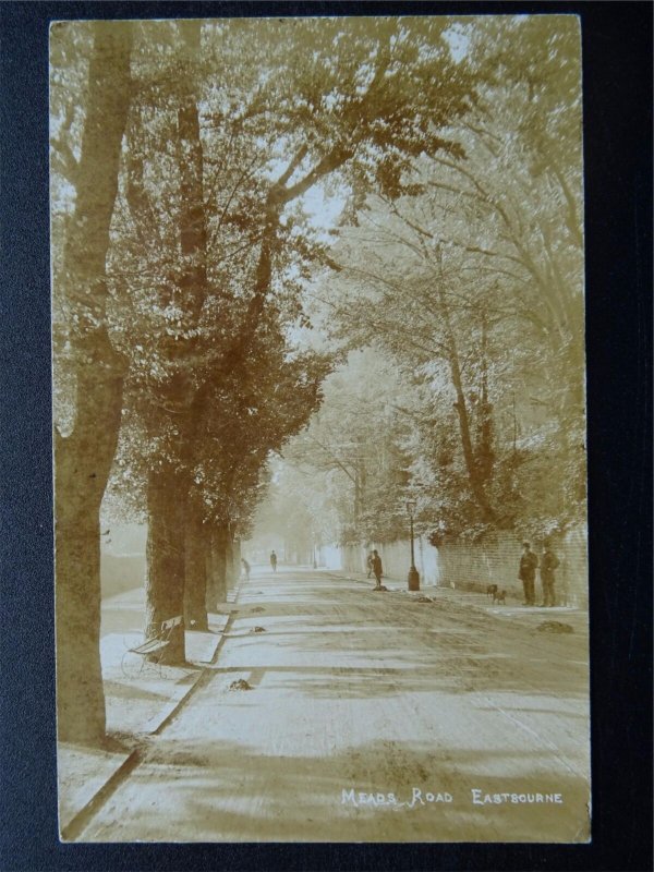 East Sussex EASTBOURNE Meads Road 1908 RP Postcard