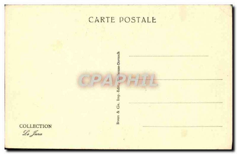 Postcard Old Mouthier-Haute-Pierre From Source Poutet