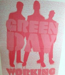 Green Day Vintage Backstage Pass Original Punk Rock New Wave 2002 Tour Pink Red