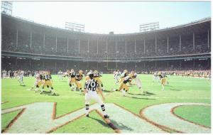 Postcard Cleveland Browns Football Stadium Construction, Cleveland, Ohio