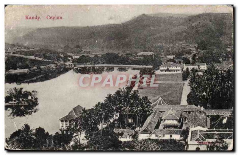 Postcard Old Ceylon Kandy Ceylon Sri Lanka