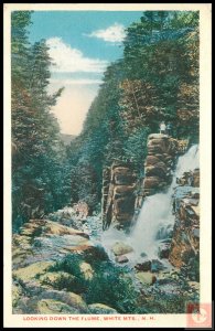 Looking Down the Flume, White Mountains, N.H.