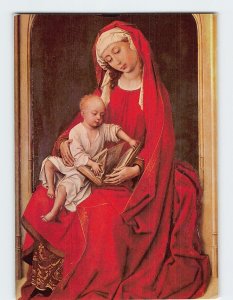 Postcard Virgin and Child By Rogier van der Wyden, Prado Museum, Madrid, Spain