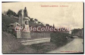 Postcard Old Fontenoy-sur-Moselle Monument