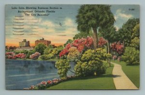 Lake Eola Orlando Florida Postcard 