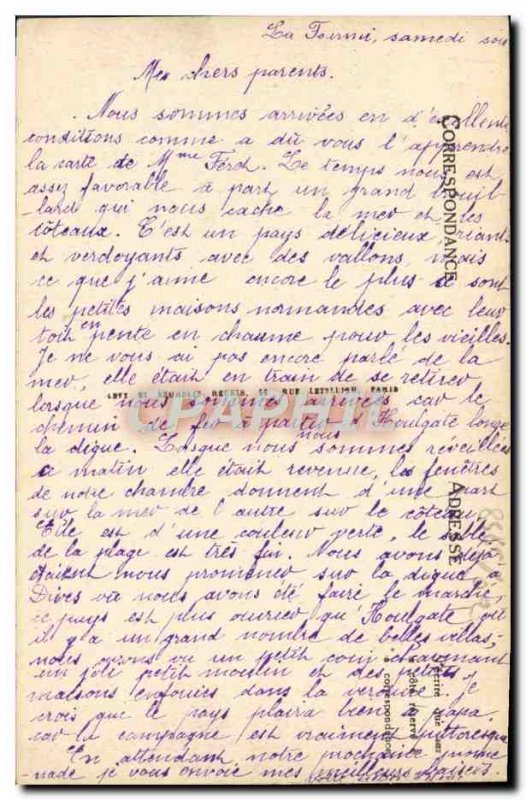 Old Postcard Houlgate shooting the Beach