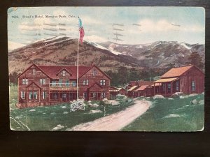 Vintage Postcard 1917 Stead's Hotel Moraine Park Colorado (CO)