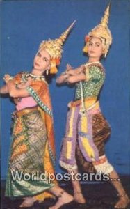 Thai Classical Dance Thailand Postcard
