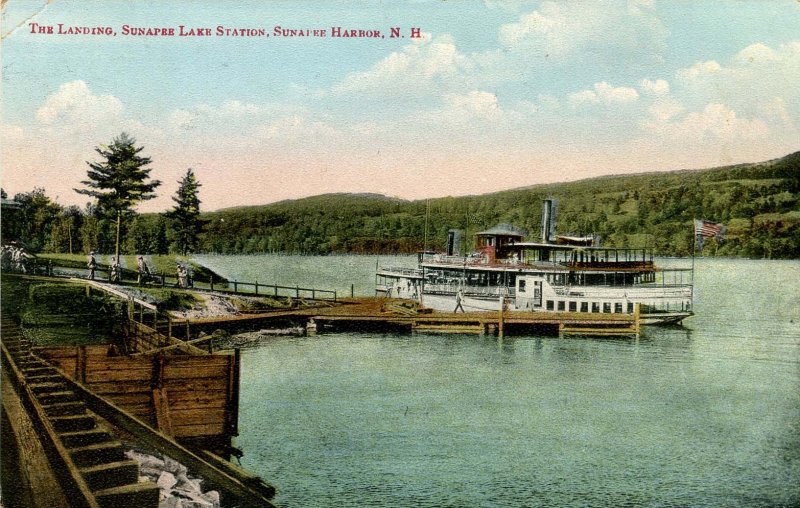 NH - Lake Sunapee. Harbor, Landing, Lake Station