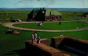 Canada Fort Beausejour New Brunswick Chrome Postcard 08.84