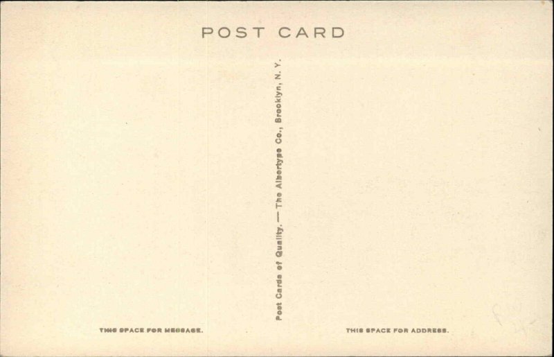 WEBSTER MA Sacred Heart Church and Rectory c1910 Postcard