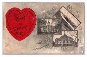 Multiview Mechanical Heart of Concord New Hampshire NH UDB Postcard H20