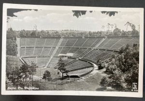 Mint Germany RPPC Postcard Berlin 1936 Olympics Forest Stage