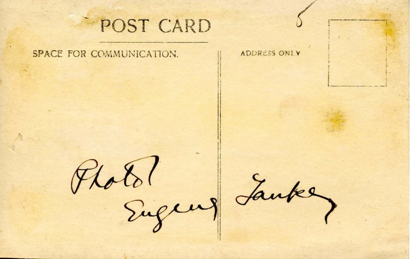 Manning the Life Boat Aboard Ship.  RPPC