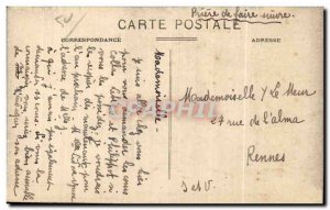 Old Postcard Mortain handle the small waterfall bridge Devil