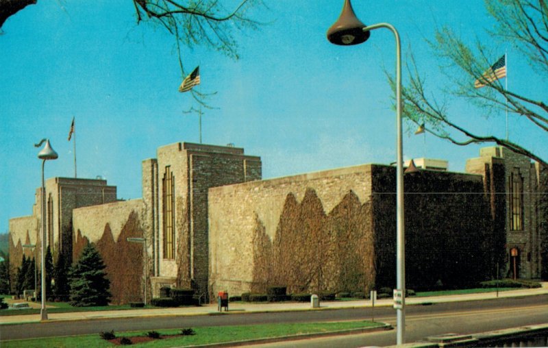 Hershey, PA Hershey Foods corporate windowless office building featuring Kiss...