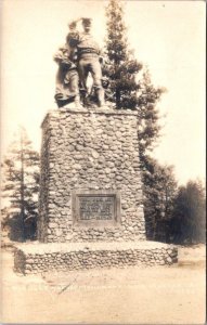 California Truck The Pioneer Monument Real Photo