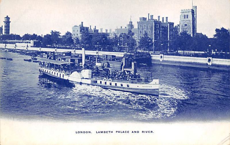 Unidentified River Steamship Ferry Boat Ship 