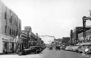 Cheyenne WY Storefronts Business District Oldsmobile Garage Sanborn Photo RPPC