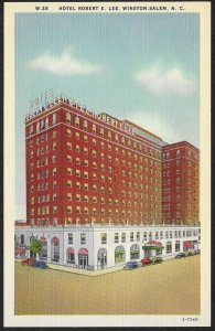 Robert E Lee Hotel Winston Salem North Carolina Unused c1930s