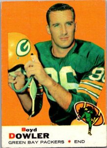 1969 Topps Football Card Boyd Dowler Green Bay Packers sk5555