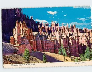 Postcard Chessmen on Peek-A-Boo Trail, Bryce Canyon National Park, Utah