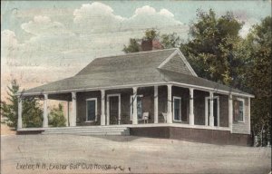 Exeter New Hampshire NH Golf Club House c1910s Postcard