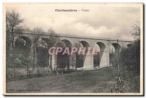 Old Postcard Charbonnieres Viaduct