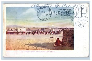 C.1900-07 Acequia Dance, Isleta Pueble, New Mexico. Postcard P154E