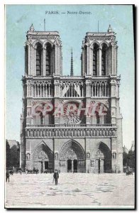 Postcard Old Paris Notre Dame