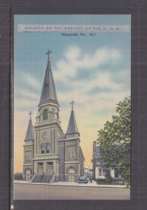 PENNSYLVANIA, PLYMOUTH, CHURCH OF THE NATIVITY, c1950 ppc., unused.