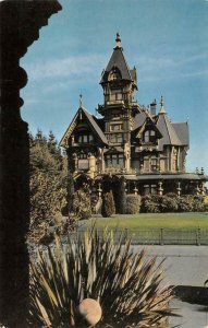 CARSON MANSION Eureka, CA Victorian House Union Oil 76 c1950s Vintage Postcard