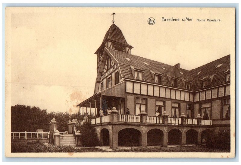 c1920's Breedene s/Mer Home Vaxelaire Belgium Unposted Antique Postcard