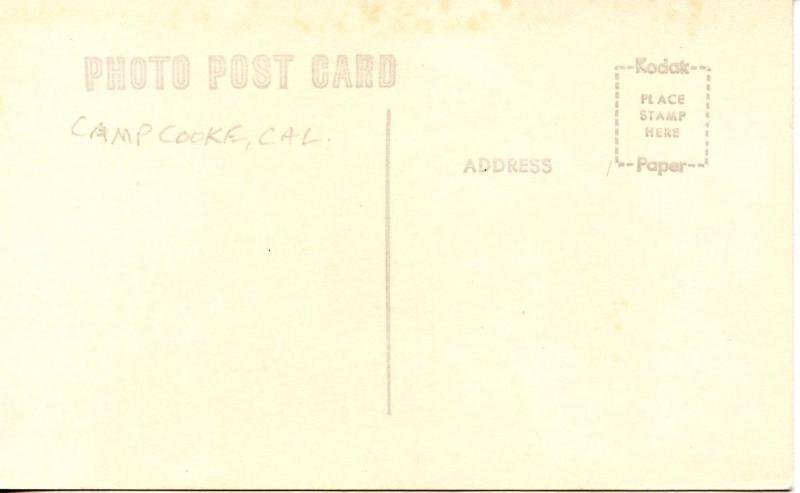 CA - Camp Cooke, Military Maneuvers   *RPPC