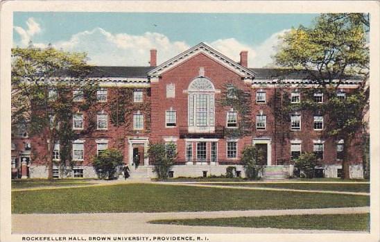 Rockefeller Hall Brown University Providence Rhode Island 1923