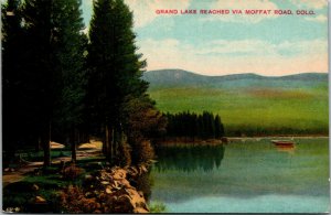 Vtg 1900's Grand Lake Via Moffat Road Colorado CO Old Antique Postcard