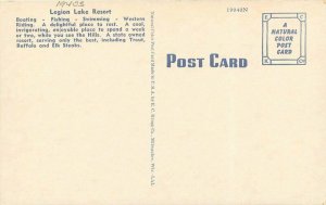 Automobiles Custer State Park South Dakota Legion Resort Postcard Kropp 21-547