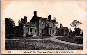 Ashland Old Homestead of Henry Clay Lexington Kentucky Vintage Postcard C058