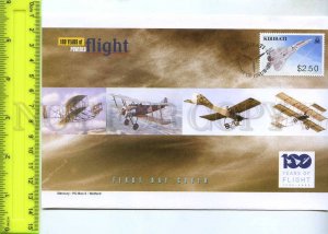 242118 KIRIBATI 100 years of FLIGHT PLANES 2003 year FDC