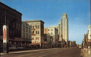 Richmond Virginia VA Street Scene 1950s-60s  Postcard