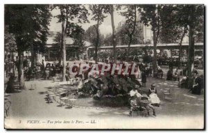 Vichy - View taken in the Park - Old Postcard